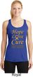 Ladies Childhood Cancer Awareness Hope Love Cure Dry Wicking Racerback