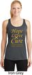 Ladies Childhood Cancer Awareness Hope Love Cure Dry Wicking Racerback