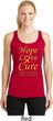 Ladies Childhood Cancer Awareness Hope Love Cure Dry Wicking Racerback