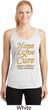 Ladies Childhood Cancer Awareness Hope Love Cure Dry Wicking Racerback