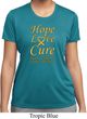 Ladies Childhood Cancer Awareness Hope Love Cure Dry Wicking T-shirt