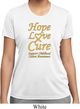 Ladies Childhood Cancer Awareness Hope Love Cure Dry Wicking T-shirt