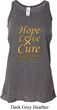 Ladies Childhood Cancer Awareness Hope Love Cure Flowy Racerback