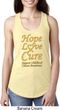 Ladies Childhood Cancer Awareness Hope Love Cure Ideal Racerback