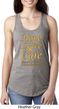 Ladies Childhood Cancer Awareness Hope Love Cure Ideal Racerback