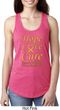Ladies Childhood Cancer Awareness Hope Love Cure Ideal Racerback