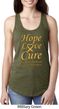 Ladies Childhood Cancer Awareness Hope Love Cure Ideal Racerback
