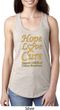Ladies Childhood Cancer Awareness Hope Love Cure Ideal Racerback