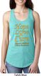 Ladies Childhood Cancer Awareness Hope Love Cure Ideal Racerback