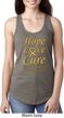 Ladies Childhood Cancer Awareness Hope Love Cure Ideal Racerback