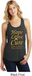 Ladies Childhood Cancer Awareness Hope Love Cure Racerback