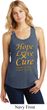 Ladies Childhood Cancer Awareness Hope Love Cure Racerback