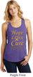 Ladies Childhood Cancer Awareness Hope Love Cure Racerback