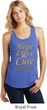 Ladies Childhood Cancer Awareness Hope Love Cure Racerback