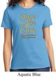 Ladies Childhood Cancer Awareness Hope Love Cure T-shirt