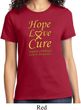 Ladies Childhood Cancer Awareness Hope Love Cure T-shirt
