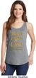 Ladies Childhood Cancer Awareness Hope Love Cure Tank Top