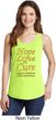 Ladies Childhood Cancer Awareness Hope Love Cure Tank Top