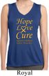 Ladies Childhood Cancer Hope Love Cure Dry Wicking Sleeveless Shirt