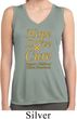 Ladies Childhood Cancer Hope Love Cure Dry Wicking Sleeveless Shirt