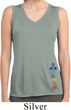 Ladies Colored Chakras Bottom Print Sleeveless Moisture Wicking Tee