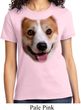Ladies Corgi Shirt Big Corgi Face Tee T-Shirt