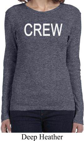 Ladies Crew Long Sleeve Shirt