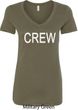 Ladies Crew V-neck Shirt