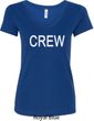 Ladies Crew V-neck Shirt