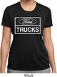 Ladies Distressed Ford Trucks Moisture Wicking Shirt