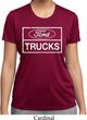 Ladies Distressed Ford Trucks Moisture Wicking Shirt