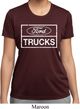 Ladies Distressed Ford Trucks Moisture Wicking Shirt