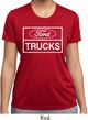Ladies Distressed Ford Trucks Moisture Wicking Shirt
