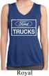 Ladies Distressed Ford Trucks Sleeveless Moisture Wicking Shirt