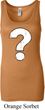Ladies Distressed Question Longer Length Tank Top