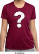 Ladies Distressed Question Moisture Wicking Shirt