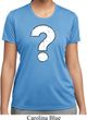 Ladies Distressed Question Moisture Wicking Shirt