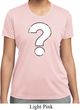 Ladies Distressed Question Moisture Wicking Shirt