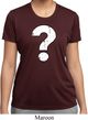 Ladies Distressed Question Moisture Wicking Shirt