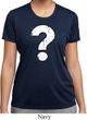 Ladies Distressed Question Moisture Wicking Shirt