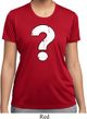 Ladies Distressed Question Moisture Wicking Shirt