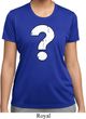 Ladies Distressed Question Moisture Wicking Shirt