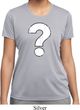 Ladies Distressed Question Moisture Wicking Shirt