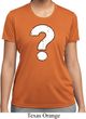 Ladies Distressed Question Moisture Wicking Shirt