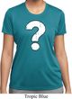 Ladies Distressed Question Moisture Wicking Shirt