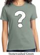 Ladies Distressed Question Shirt