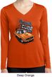 Ladies Dodge 1970 Plymouth Hemi Cuda Dry Wicking Long Sleeve Shirt