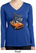 Ladies Dodge 1970 Plymouth Hemi Cuda Dry Wicking Long Sleeve Shirt
