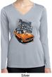 Ladies Dodge 1970 Plymouth Hemi Cuda Dry Wicking Long Sleeve Shirt