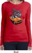 Ladies Dodge 1970 Plymouth Hemi Cuda Long Sleeve Shirt